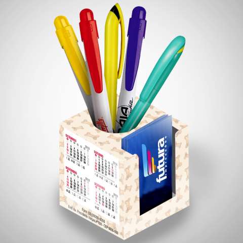 CALENDÁRIO DE MESA CUBO