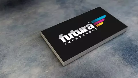 CARTÃO DE VISITA  COUCHÉ BRILHO