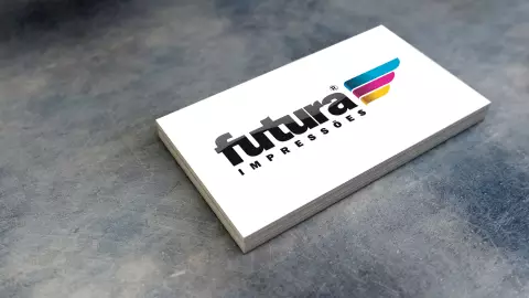 Cartão de Visita - 88x48mm em Couché Fosco 300g - 4x4 - Laminação Fosca Frente e Verso