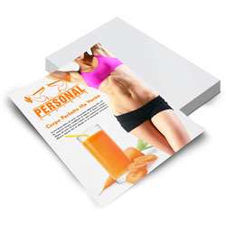 Panfleto 15x21cm Couche 115g 4x0 cor Frente